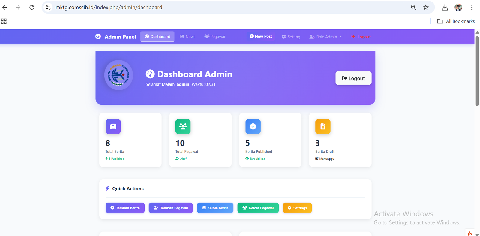 Sistem Portal Berita